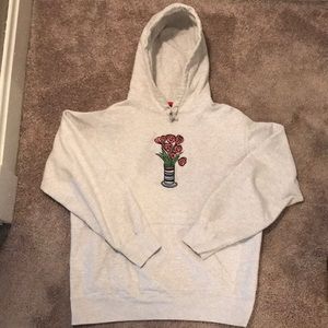 SUPREME Flowers Hooded Sweatshirt